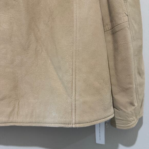 New Reformation Veda Bennett Oversized Leather Jacket - Picture 5 of 8